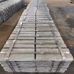 Venta al por mayor de fábrica: Lingote de zinc de aleación de aluminio A7 99.9%, Lingote de aluminio puro 99.7%, Precio por Kg, Serie 1000, Acero de grado metalúrgico - Product Image 1