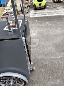 아이스크림 노점용 손수레 간식 판매용 녹 방지 4륜 야외용 - Product Image 5