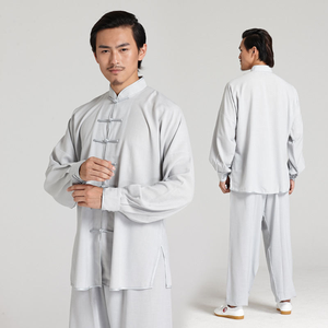 ชุดฝึกซ้อมกังฟูขายดีที่สุด ชุดกังฟูแบบกำหนดเองสำหรับทีม - Product Image 2