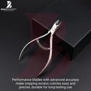 Cortacutículas Profesional de Acero Inoxidable con Resorte Espiral Resistente, Herramienta de Manicura para Eliminar Piel Muerta para Salón - Product Image 6