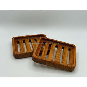 Wooden Soap Tray Eco Friendly Soap Dish for Kitchen and Bathroom - Product Image 1
