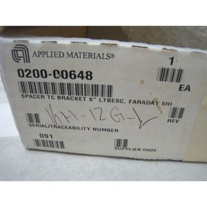 AMAT 0200-00648 ตัวเว้นระยะ TC bracket 8" LTBESC - อุปกรณ์และอะไหล่เซมิคอนดักเตอร์ระดับโลกที่เชื่อถือได้ - Product Image 4