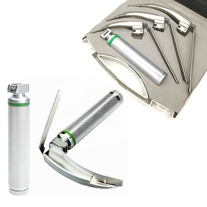 Laryngoscope à fibre optique flexible en acier inoxydable, miroir de gorge pour intubation et anesthésie, instruments chirurgicaux de classe I, vente chaude - Product Image 1
