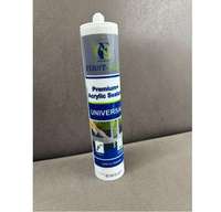 First Seal 300ML Scellant à base d'acrylique pour usage en construction sur les joints des murs intérieurs, les bords de carreaux, les surfaces en plâtre de brique, les joints de bois
