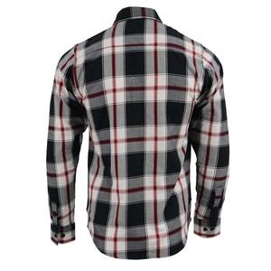 Top Quality Urban Heritage Plaid Flannel <b>Shirt</b> Classic Black <b>White</b> Red Check Button Down <b>Long</b> <b>Sleeve</b> Casual Cotton Workwear - Product Image 4