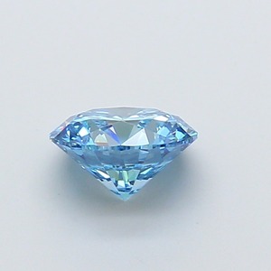 Diamant CVD cultivé en laboratoire, forme ronde, 1,09 carat, bleu vif fantaisie, clarté VS2, polissage excellent, pierre précieuse brute brillante. - Product Image 2