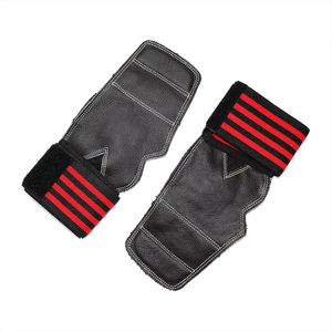 Poignées de gymnastique en cuir durables pour entraînement intensif, cross-training, tractions, muscle-ups, anneaux et barres, avec paume résistante aux déchirures - Product Image 6