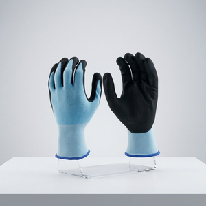 Gants en nitrile 10 mil à adhérence lisse avec revêtement antidérapant, tissu durable, résistants au froid, ajustement sûr pour travaux généraux - Product Image 5
