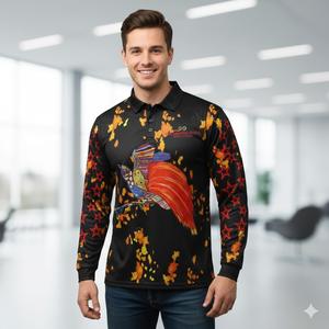 Chemises de pêche australiennes à manches longues, UPF 40, séchage rapide, polyester - Product Image 6