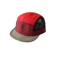 Casquette 5 panneaux personnalisable en maille respirante, non structurée, réglable, avec fermeture snapback, vierge, douce, premium, classique, tendance, confortable, la meilleure nouveauté