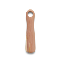 Chausse-pied en bois poli vintage de luxe, fait main, magnifique et de qualité supérieure, accessoire pour range-chaussures, pour la maison