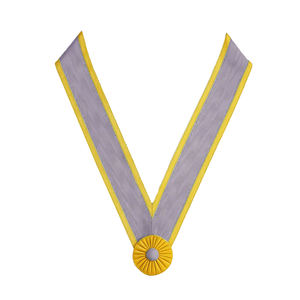 ชุดเครื่องราชอิสริยาภรณ์มัสแตนิก ชุดปลอกคอและผ้ากันเปื้อนมัสแตนิก ปลอกคอมาสเตอร์เมสัน ปลอกคออดีตพระสัตว์สูง ปลอกคอมาสเตนิกปักลายตามสั่ง - Product Image 4