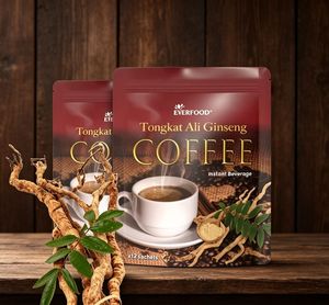 Café en Polvo Tongkat Ali, Bebida Instantánea Funcional con Rico Aroma - Product Image 1