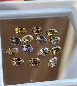 Lot de tanzanite naturelle facettée non chauffée. Tanzanite ovale non montée 3x5MM. - Product Image 3