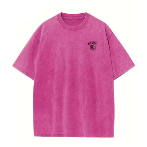 <span class=keywords><strong>T</strong></span>-Shirt da Uomo Plus Size con Effetto Acid Wash a Prezzo Ragionevole, Design Personalizzato con Logo - Product Image 1