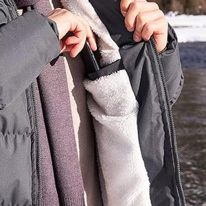 Veste matelassée durable avec design coupe-vent pour les activités de plein air, veste d'hiver - Product Image 6