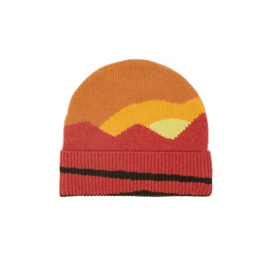<b>Winter</b> Unisex Beanie <b>Cap</b> Custom Logo Embroidery Digital Printing Character Pattern Striped Style Acrylic/Cotton Casual Common - Product Image 1