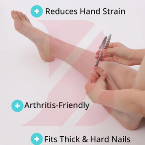 <b>Top</b> Trendy Product Custom Logo Professional Stainless Steel Cuticle Nipper Anti-Slip Handle High Precision Nail Manicure Tool - Product Image 4