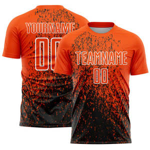 Maillot de football personnalisé en nylon/coton sublimé multicolore avec motif 3D, séchage rapide, manches courtes par Massee Sports - Product Image 6