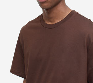 เสื้อยืดคอกลมแขนสั้นทรงโอเวอร์ไซส์ วินเทจ ย้อมสีแบบแอซิดวอช ผ้าหนา คุณภาพสูง สำหรับทุกเพศ ลดราคาฤดูร้อน - Product Image 1