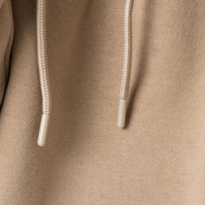 Conjunto de Sudadera con Capucha Beige para Hombre con Estampado de Atardecer, Corte Regular, Ropa Casual de Verano, Diseño con Bolsillos, Material Transpirable de Felpa Francesa - Product Image 3