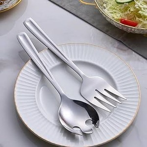 ชุดช้อนส้อมสลัดสแตนเลสหรูหราสำหรับร้านอาหารและร้านอาหารระดับพรีเมียม - Product Image 6