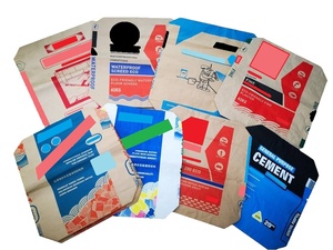 Bolsa de papel de pared con diseño personalizado, alta calidad, con válvula de pegado, directa del fabricante de bolsas de cemento - Product Image 2
