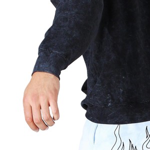High Quality 100% Cotton Fleece Acid Washed Winter Vintage Sun Fade Regular Fit Hoodie for Men - Product Image 6