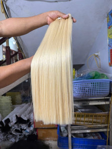 ผมแท้เวียดนาม AZURA HAIR แบบเส้นตรง ตัดเย็บด้วยเครื่องจักร  จัดเรียงเกล็ดผม  ปลายผมหนา  100% เวอร์จิ้น นุ่ม หนา - Product Image 2