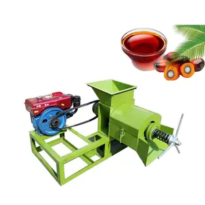 300-400kg/h palm fruit oil extraction complete production line /electric/diesel palm oil press