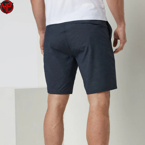 Shorts décontractés amples et respirants pour hommes, écologiques, couleur unie, style jogger, boutonnés, plissés, streetwear - Product Image 5