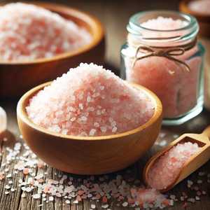 Sel de bain de haute qualité à la rose de l'Himalaya, en forme de cristaux, dans un récipient en verre, logo personnalisé, best-seller, nouvelle arrivée, pour adultes, en vente en ligne - Product Image 3