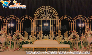 Paneles de Metal para escenario de fiesta de boda, arcos de Metal de estilo occidental para decoración moderna de boda - Product Image 4