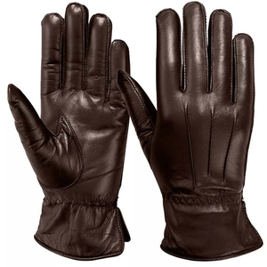 Gants de ski d'hiver en cuir véritable personnalisables avec votre propre logo, respirants, thermiques, pour les sports de plein air - Product Image 4