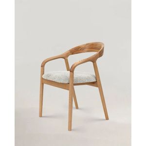 Sillas apilables de madera de teca estadounidense fabricadas en Indonesia, muebles de madera maciza. - Product Image 1