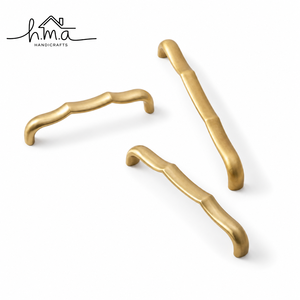 Polished <b>Gold</b> Brass Cabinet Handle Tall Slim Spindle Shape Decorative <b>Door</b> Pull Classic Elegant Furniture Handle - Product Image 2