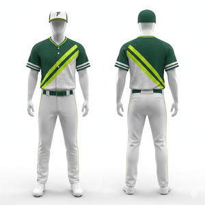 Ensemble durable de maillot et pantalon de baseball pour les séances d'entraînement - Product Image 3