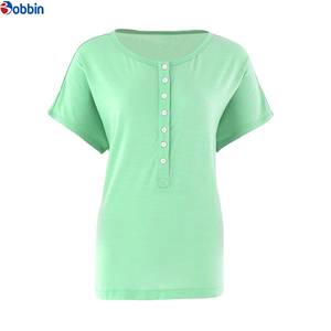 T-shirt polo pour femme avec logo personnalisé, respirant, 100% coton, chemises oversize pour femmes, boutons, manches courtes, chemises élégantes pour femmes - Product Image 3