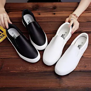 Zapatos Nuevos para Hombre, Zapatos Casuales de Cuero, Moda de Primavera, Zapatos Planos Concisos, Mocasines Sin Cordones - Product Image 1