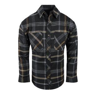 Camisas de Franela para Hombre, Casuales, de Manga Larga, de Algodón a Cuadros, Suaves y Cómodas, con Botones, para Exteriores, Modernas, para Trabajo - Product Image 1