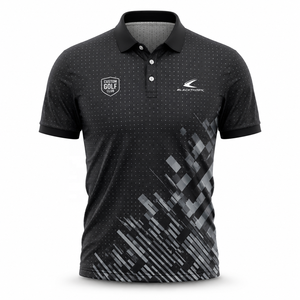 Polo Personalizado con Cuello Elástico y Sublimación, Camisa de Golf con Logotipo Bordado para Deportes y Negocios - Product Image 6