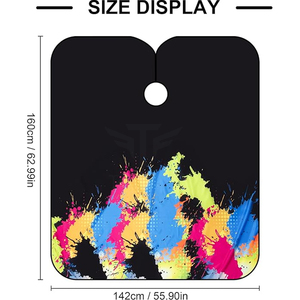 ผ้าคลุมสำหรับแต่งผมใช้ซ้ำได้เป็นมิตรกับสิ่งแวดล้อมผ้านุ่มทนทานวัสดุที่ยั่งยืน - Product Image 2