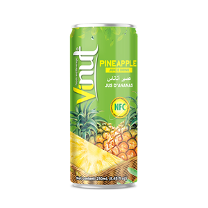 VINUT 250ml Bebida de jugo de piña baja en calorías OEM ODM Etiqueta privada al por mayor para comida de bebé Muestra gratis - Product Image 1