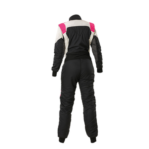 Trajes Deportivos para Karting, Transpirables, Color Negro y Blanco, Talla Grande, Secado Rápido, Poliéster/Nailon, Panel Impermeable, Unisex - Product Image 3