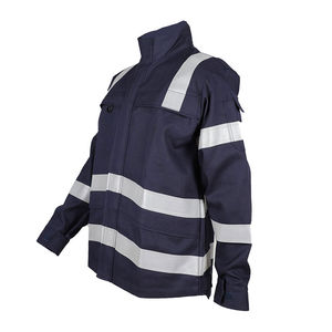 High Visibility Safety <b>Jacket</b> Reflective Workwear For Construction <b>Worker</b> Roadside Protective Safety Clothing - Product Image 2