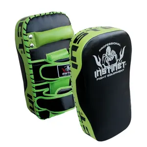 ชุดเป้าซ้อมมวยหนังแท้คุณภาพสูงชุดฝึกมวยคาราเต้มวยไทยเป้าเป้าโค้ง - Product Image 1