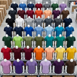 Custom Men Plain T Shirt Soft Cotton Breathable Casual Summer Crew Neck Short Sleeve Daily Wear <b>Tee</b> Top - Product Image 3