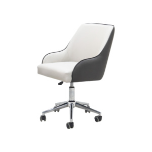 Fauteuil de pédicure moderne en métal avec dossier fixe, hauteur réglable, base pivotante, lampe LED et système de jets de drainage pour usage en spa - Product Image 3