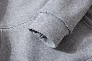 Sweat-shirts à capuche personnalisés de haute qualité en gros, 100 % polyester, tailles américaines, pour hommes, sweats à capuche vierges - Product Image 4
