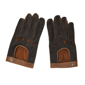 Gants de conduite en cuir d'agneau véritable de haute qualité, compatibles écran tactile, longueur poignet, entièrement doublés, durables, pour toutes les saisons et les voyages - Product Image 2